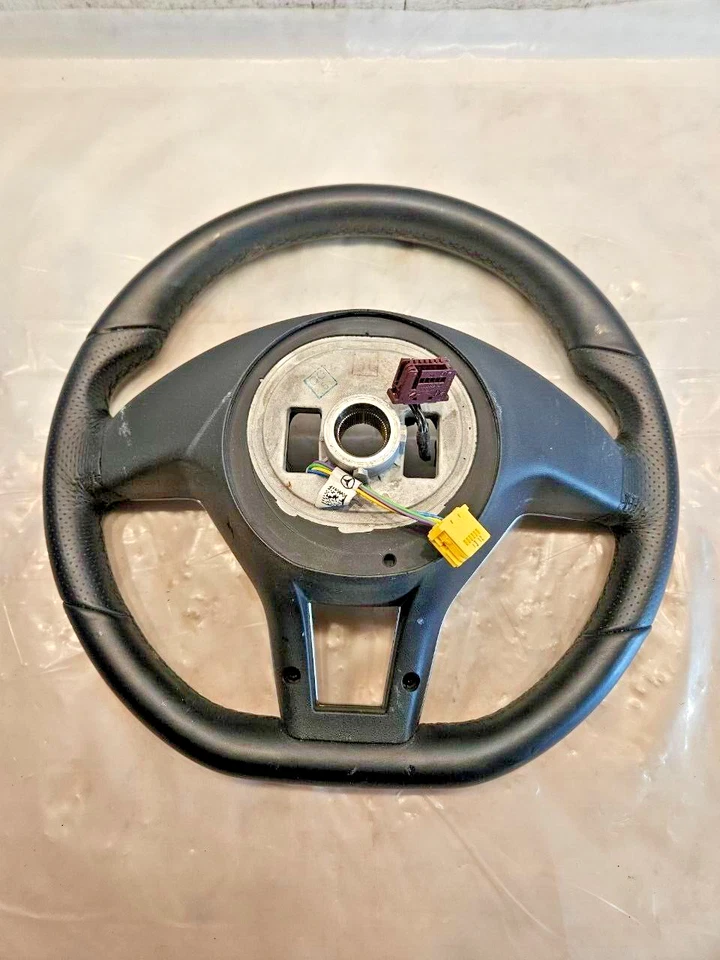 Volante deportivo 12-18 Mercedes Benz W204 C250 SLK250 OEM Foto 2 de 4