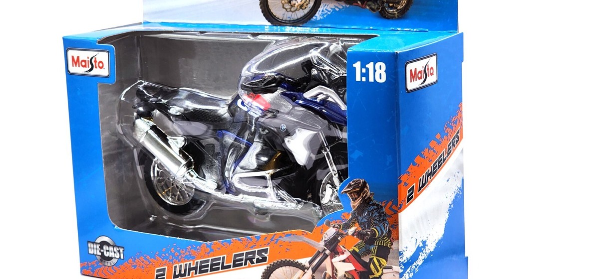 ミニカー Maisto BMW Authority Motorcycles 1:18 1/18 Maisto BMW R1200RT (White) - Design Authority Police