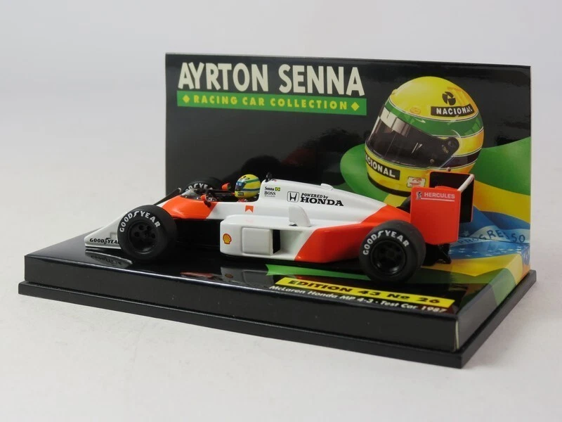 Minichamps Mclaren Honda MP4/3 Ayrton Senna test car 1987 1/43 ASC#26 540874399 - Immagine 2 di 4