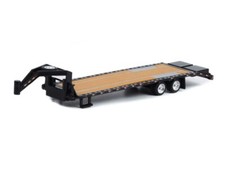 Gooseneck Trailer - Black Diecast 1:64 Scale Model - Greenlight 30390