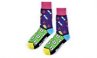 Romero Britto Women’s Woven Crew Socks: Flowers & Lipstick Yo-sox Romero Britto Women’s Woven Crew Socks: Flowers & Lipstick Yo-sox