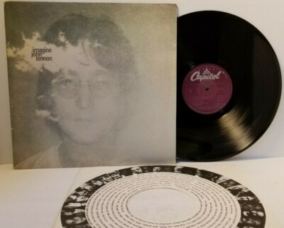 JOHN LENNON Plastic Ono Band Imagine LP Capitol SW 3379 - Tested Strong VG+  *A2