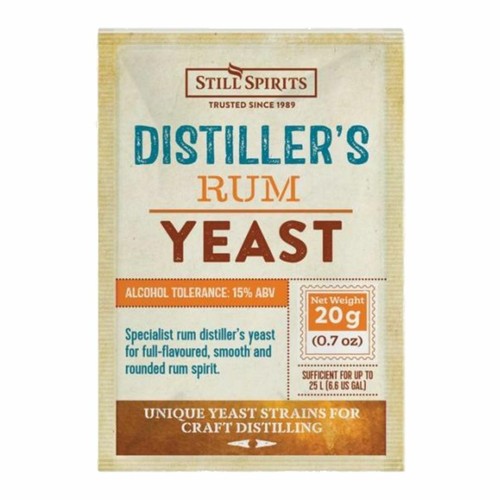 Still Spirits Distillers Rum Hefe 20g für 25L 15% Vol.