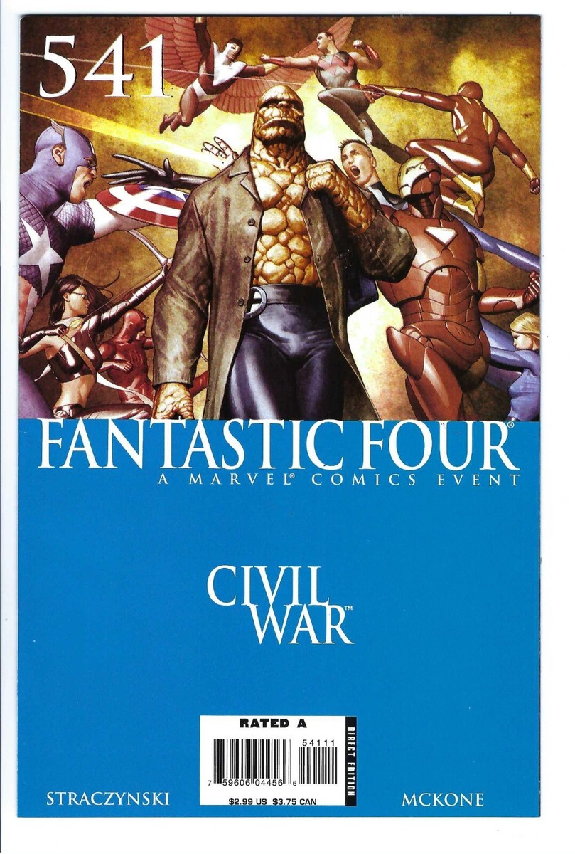 FANTASTIC FOUR #541 NM CIVIL WAR :) | eBay