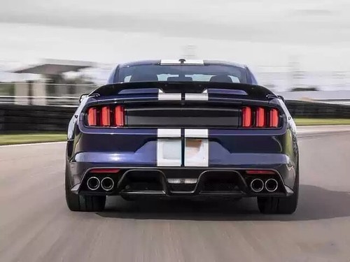 Rear Spoiler Wing For 2015-2022 Ford Mustang GT350 GT500 Carbon Fiber Style - Picture 4 of 19