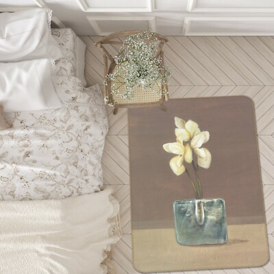 3D Ice Cube Flower ZHUA2510 Game Non Slip Rug Mat Photo Carpet Zoe