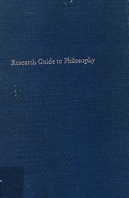 Research Guide to Philosophy by Terrence N. Tice;  Thomas P. Slavens