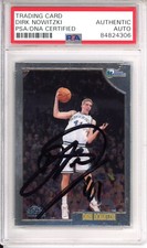 SIGNED 1998 98/99 Topps Chrome Dirk Nowitzki Rookie RC PSA DNA AUTOGRAPHED HOF