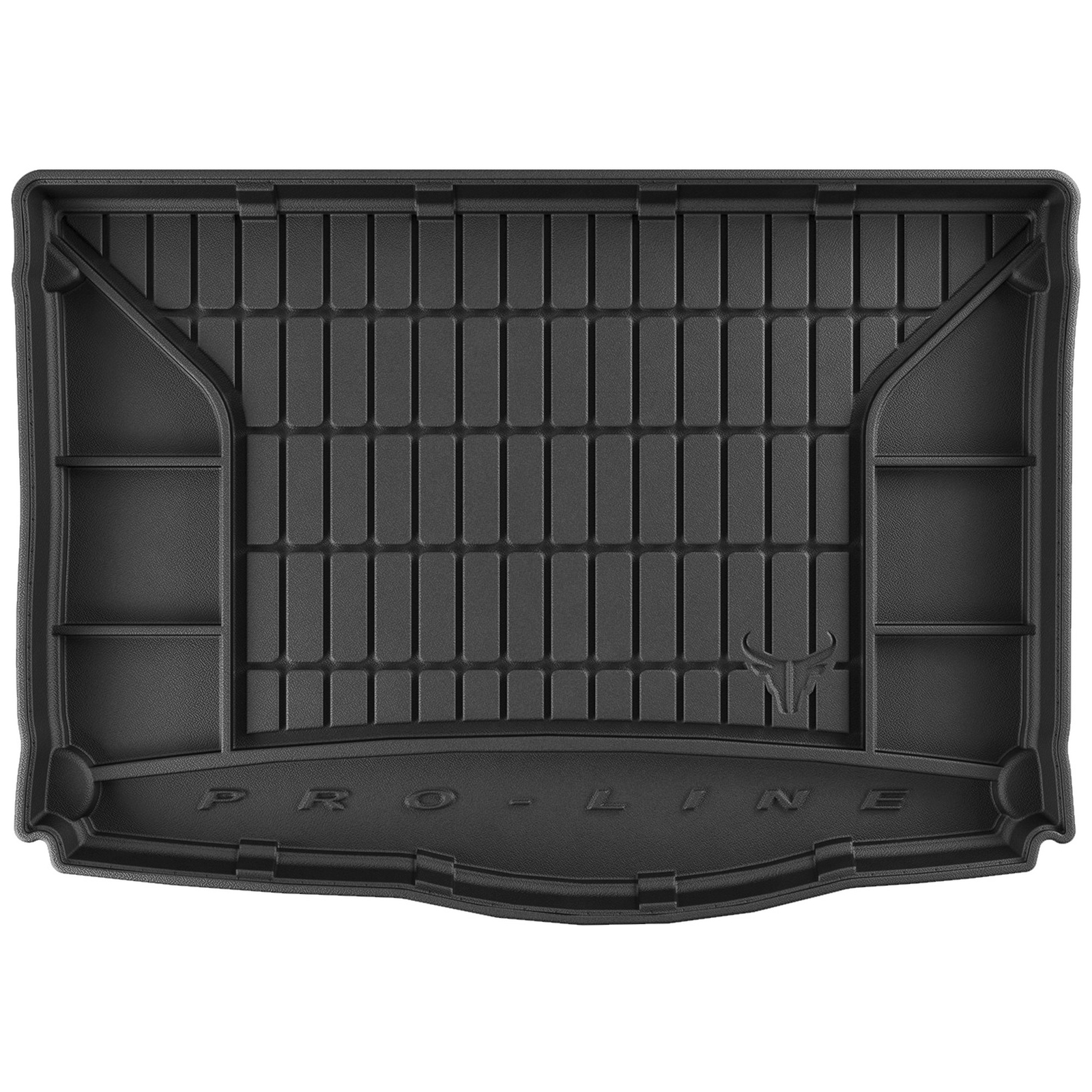 Tapis de coffre Fiat Punto EVO 2009-2012 Frogum Pro-Line en caoutchouc TPE noir