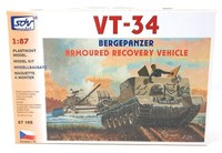 Sdv MilitäR Bergepanzer VT34 Ostblock Modellbau Kunststoff Modellbausatz 1:87 H0
