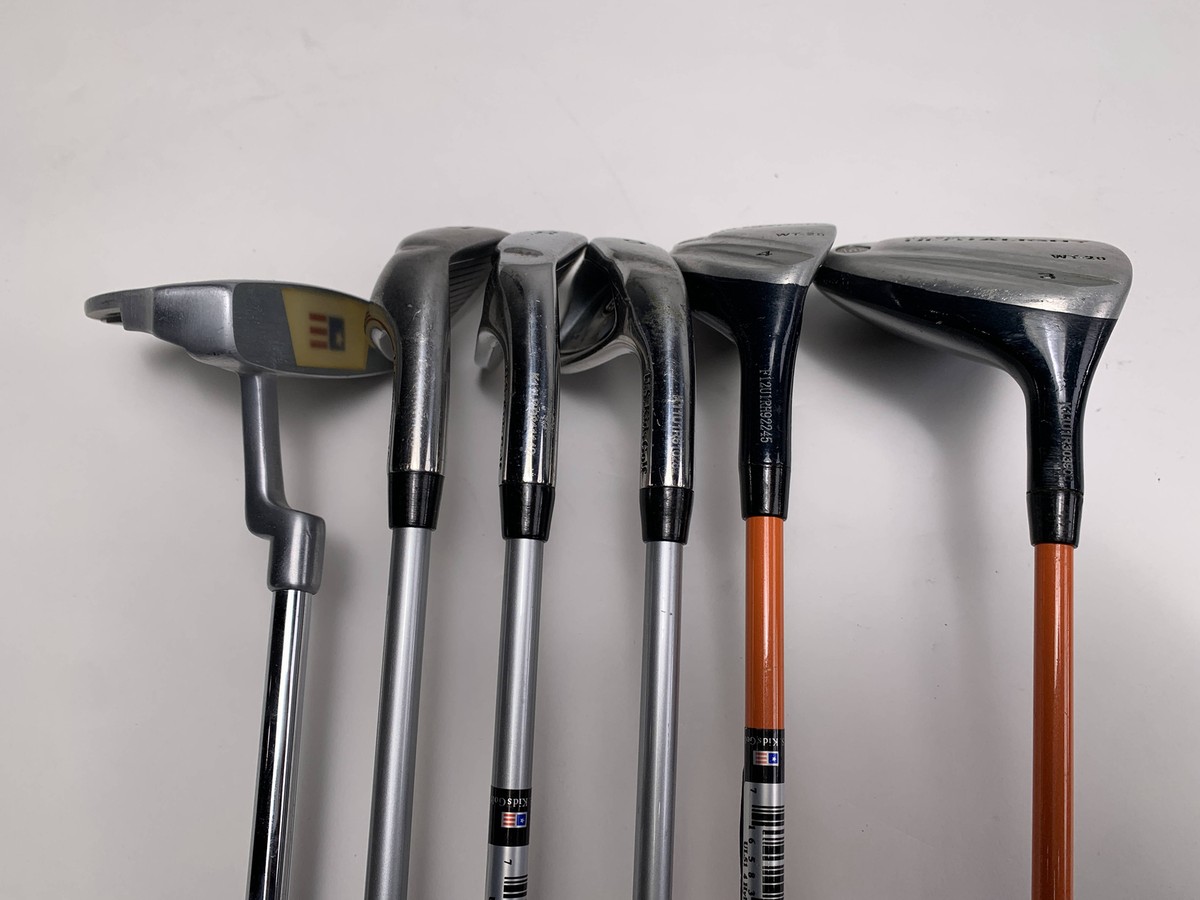 US Kids GOLF WT-20 ジュニアゴルフクラブセット　パター付き U.S. Kids Golf Ultralight Wt-20 Club Set 3W 4H 6 & 8 PW