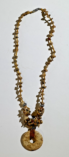 Lot (7) Tan, Brown, Beige Stone Bead Necklaces - 第 8/14 張圖片