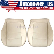 For 2008-15 Mercedes-Benz GLK Front Bottom Replacement Leather Seat Cover Ivory
