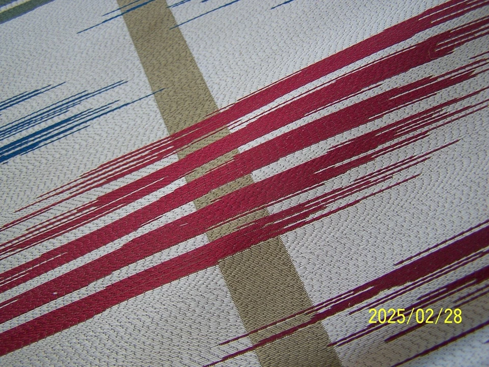 Très beau coupon de tissu en soie . Multicolore. Qualité+++ Réf n°67 - Photo 2/4