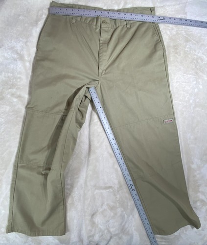 Dickies Mens Pants Tan 38W 30L Two Pair Loose Fit Work Cargo Pockets Beige Khaki - Picture 4 of 24