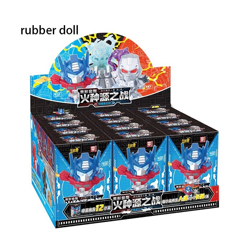 Kayou Transformers Rubber Doll Booster Box Collection Card Toys