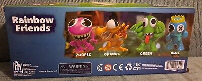 Roblox RAINBOW FRIENDS 4 Pack Mini Figure Set PURPLE ORANGE GREEN BLUE NEW  2023