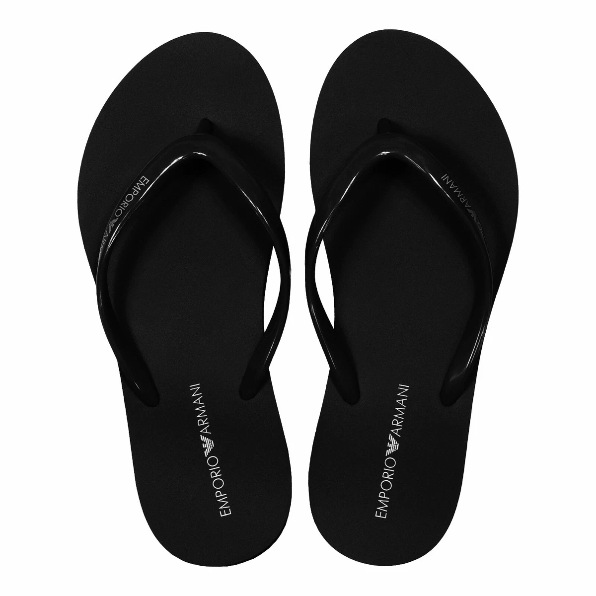 Ladies armani hotsell flip flops