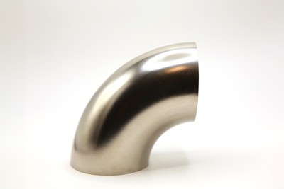TitanFlowRacing 2.5'' Titanium 90° Elbow Tight Radius 1D CLR