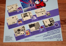 1990 NES GB Ad Flyer Mini Poster Super Mario Bros. 2 Metroid Zelda Pin Bot Golf