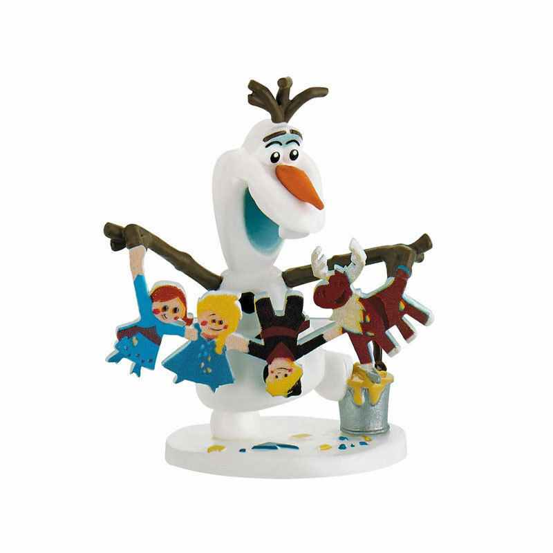 Bullyland 12943 Olaf With Garland 6.5 Cm The Ice Queen Disney