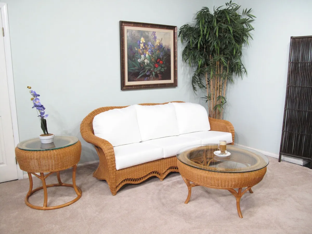 Rattan And Wicker Living Room Furniture