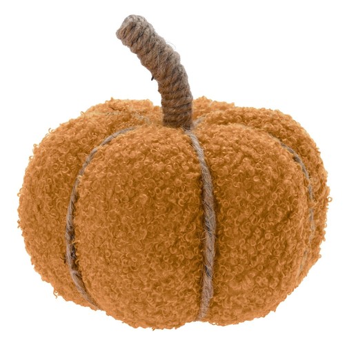 Kürbis Stoff Jute Gelb Groß 15cm Klein 12cm Herbst Tischdeko - Bild 2 von 5