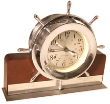 Antique Seth Thomas Shelf Ships Clock