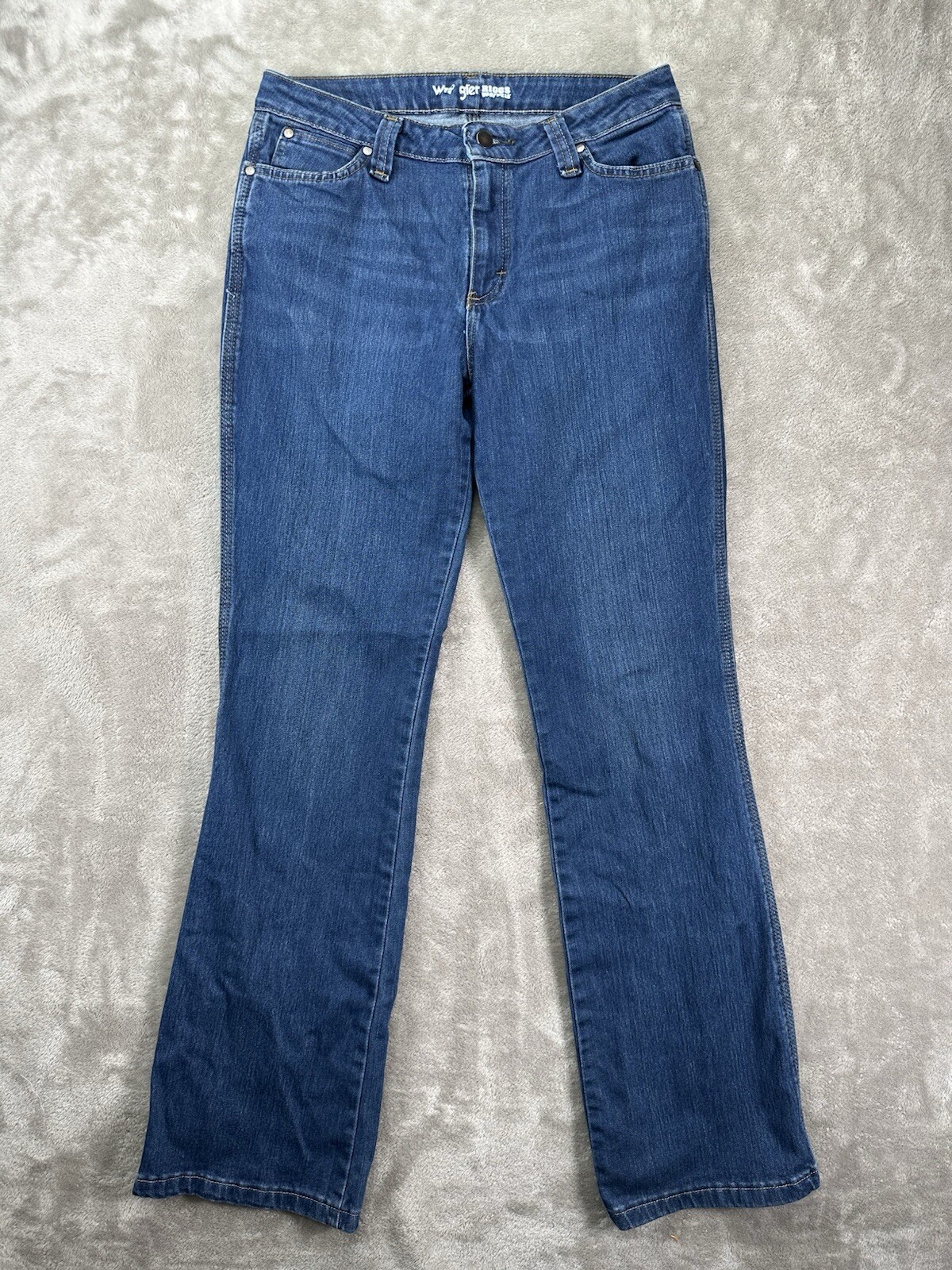 Wrangler Riggs Workwear Jeans Bootcut Pants Women's Size 8X32 (Fits32x32)