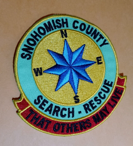 Snohomish County Green SAR Patch Search & Rescue Seattle WA Helicopter ...