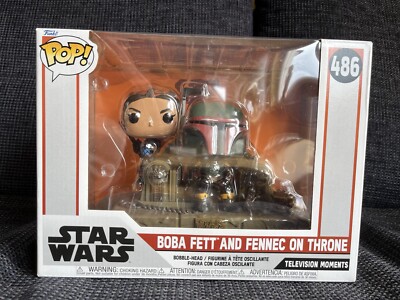 Funko Pop - Star Wars - Boba Fett and Fennec on throne #486 - Neu OVP