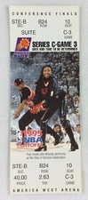 NBA 1995 Phoenix Suns Conf Finals Game 3 Playoffs Phantom Basketball Ticket