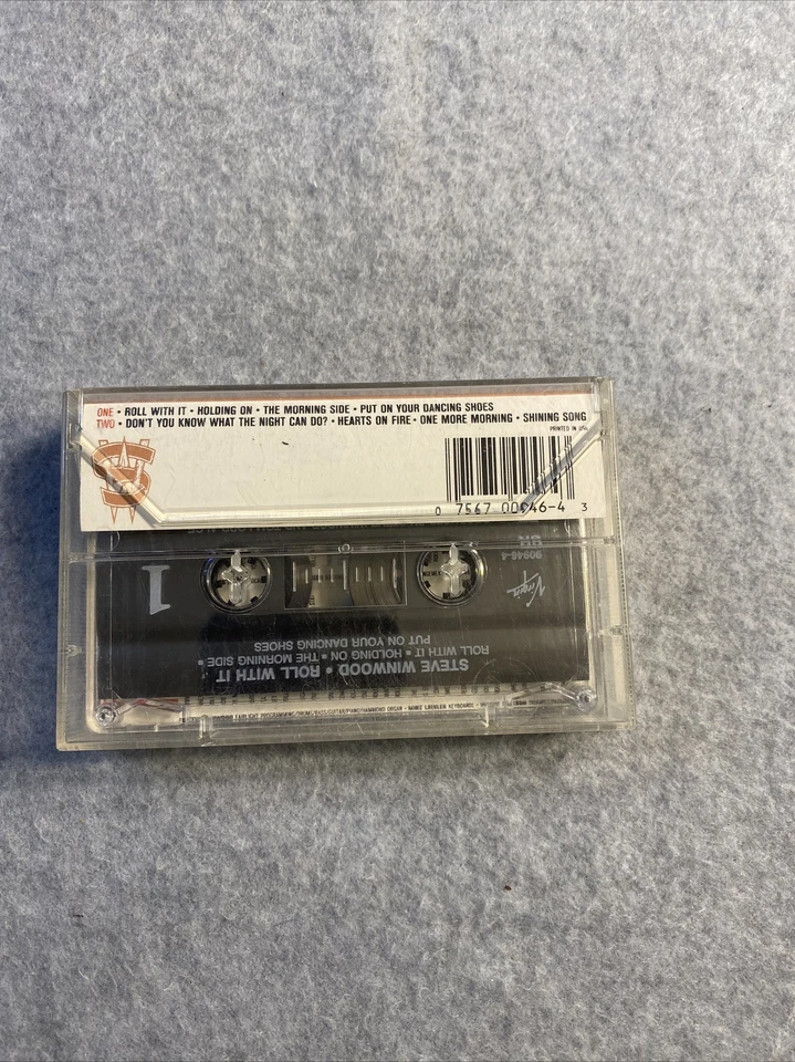 Steve Winwood Roll With It Cassette Virgin Records 1988 - Image 2 of 2