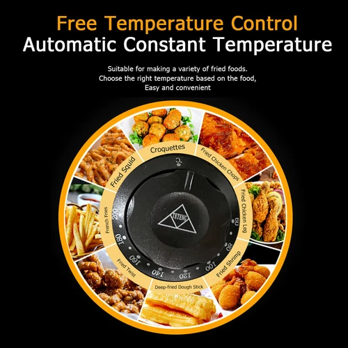 12L Friteuse Elektro Fritöse Doppel Fritteuse Öl-Fritteuse mit Frittierkorb DE - Bild 5 von 9