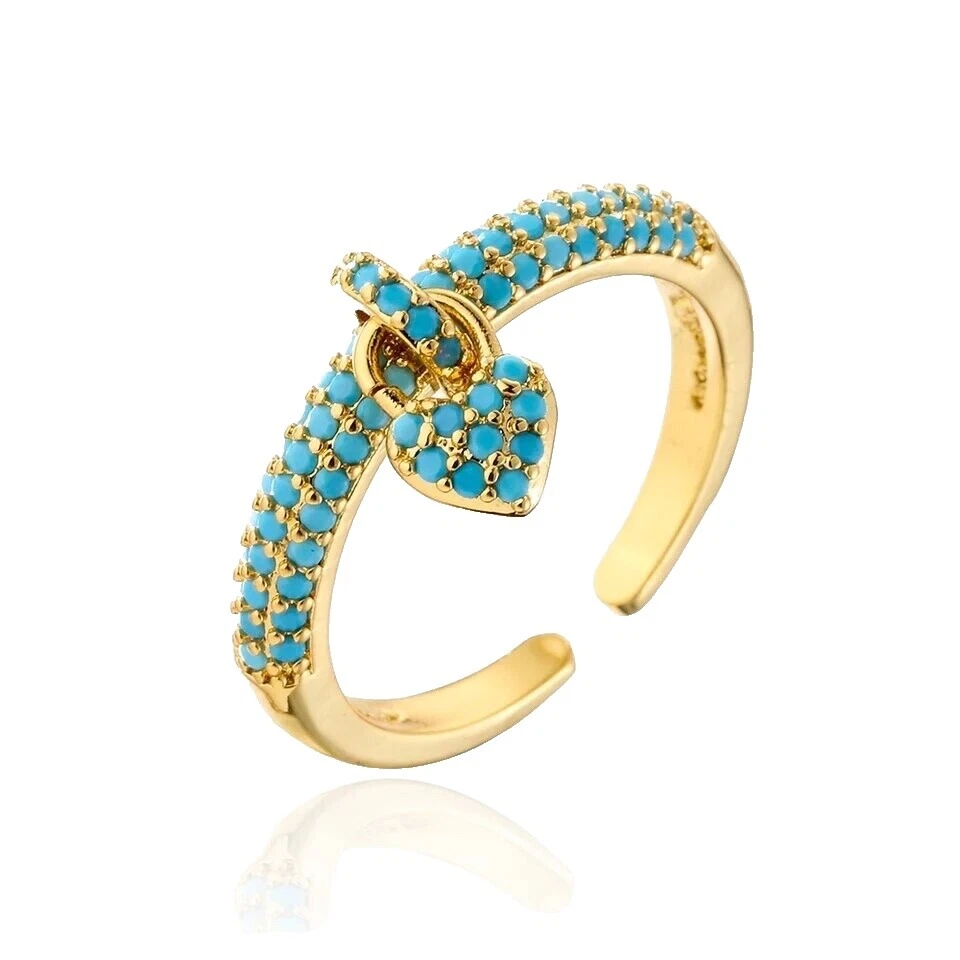 Turquoise Stone Fashion Rings