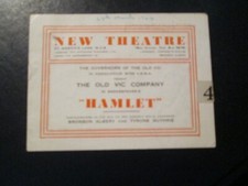 New Theatre, St Martin's lane. Old Vic Company "Hamlet" 1944 Programme