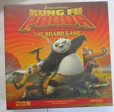 Modiphius: DreamWorks Kung Fu Panda The Co-operative Board Game New in Shrink