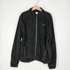 Decathlon Quechua Fleece Boys Black Full Zip Jacket 12-13 Sweatshirt