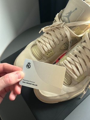 NIKE Air Jordan 4 Off-White Sail EU45