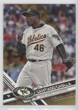 2017 Topps Gold 1278/2017 Santiago Casilla #421 1u6