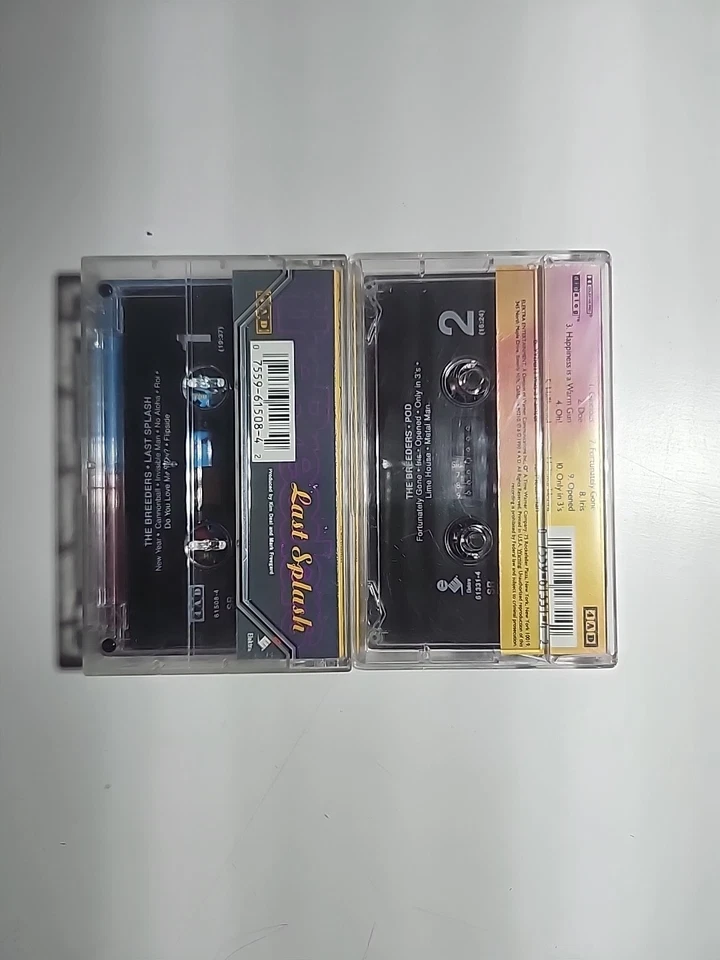 The Breeders- LAST SPLASH 1993 & POD 1990 4AD Cassettes INDIE ROCK ALTERNATIVE  - Image 2 of 4