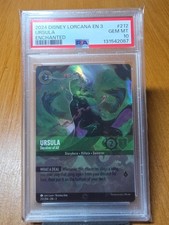 Disney Lorcana Ursula Deceiver of All 212 Enchanted PSA 10 GEM MINT 💎 
