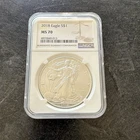 U.S. Mint 2018 American Silver Eagle $1 1 oz .999 Silver NGC MS 70