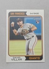 2023 Topps Heritage - David Villar #129 (RC)