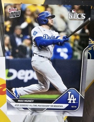Topps NOW Max Muncy MLB 2025 - Card 868 Los Angeles Dodgers NLCS