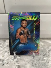 2025 Topps Finest UFC Joshua Van Show Stoppers Checkerboard Refractor Rookie #12