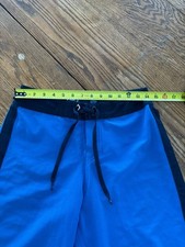Boys Sz L Quicksilver board shorts, blue