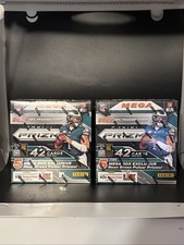 2x LOT - 2024 Panini Prizm Football Mega Box NFL Neon Green Pulsar - Sealed