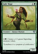 X 1 Jade Mage NM-M Commander Masters 298 MTG Magic The Gathering