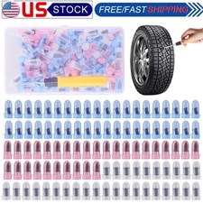 100Pcs Tire Repair Rubber Nails Tyre Puncture Repair Screws Kit with Screwdriver
